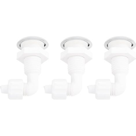 APEX Lot de 3 buses d'air Twisting Bow Bulle d'air en PVC robuste Buse de massage à jet d'air pour piscine (1/3)