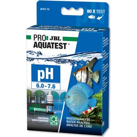 JBL pH 6,0-7,6 Test Schnelltest zur Bestimmung des pH-Wertes Süßwasser Aquarien