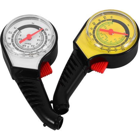 2 pièces Manomètre de Pression Pneus Voiture Indicateur Précis et Portable Compatible Véhicules Contrôle Facile et Fiable Pression des Roues (1/5)