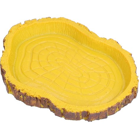 Bassin pour reptiles, imitation écorce, pour lézards et tortues marines, pour aquariums. (1/4)