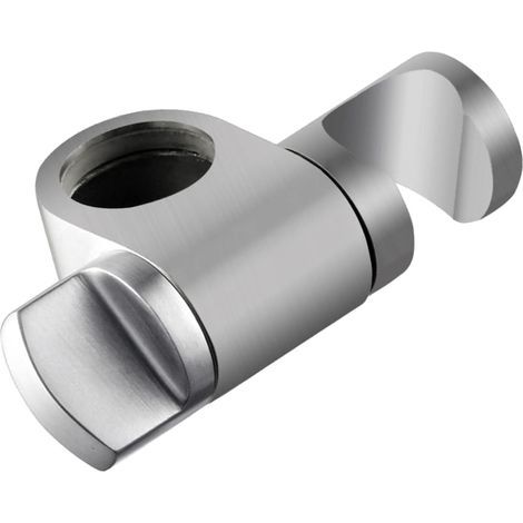 Shower Head Holder, Adjustable Height Shower Head Holder, Universal 360° Swivel Shower Holder in Solid Brushed 304 Stainless Steel, Replacement for Φ25 mm Shower Rod (1/5)