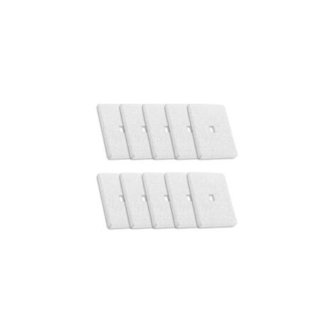 Lot de 10 filtres à air pour bassin compatibles avec les filtres Hiblow HP 60 et HP 80