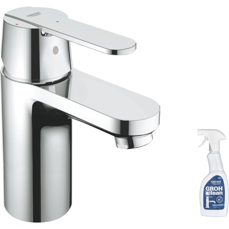 GROHE Quickfix Get mezclador de lavabo tamaño S cromo + limpiador GrohClean (1/5)