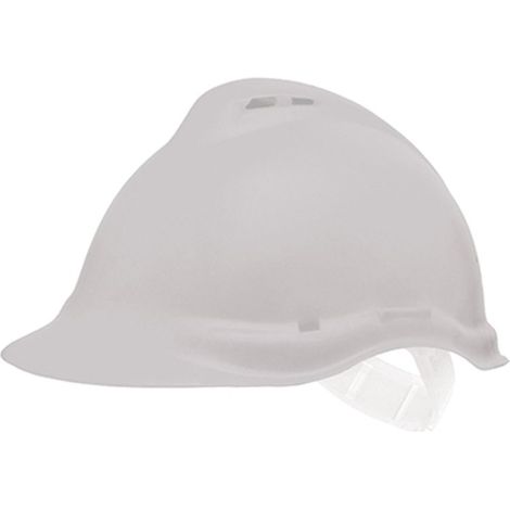 Weißer Jumbo V3 2381 Glas Maurerhelm