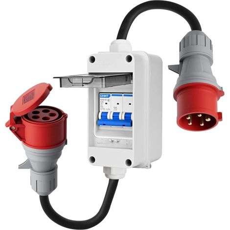 Adaptateur CEE 32 A vers 16 A avec disjoncteur (1/4)