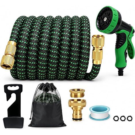 Garden Hose 15 m, Garden Hose 10 Spray Modes (1/3)