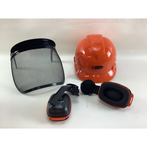 Forstschutzhelm Kunststoff-Gehörschutzvisier und verstellbare Kapselgehörschützer