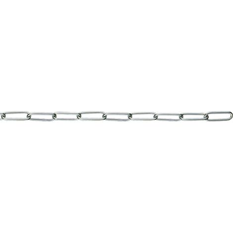 Catena tipo C Ø 2 mm. in acciaio zincato 40 mt.