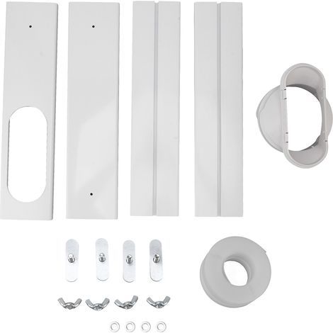 Kit de ventilation portable pour climatiseur de fenêtre, kit de joint d'étanchéité en PVC réglable, panneaux pour fenêtres horizontales et verticales (1/5)