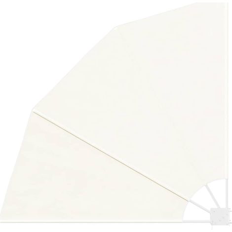 Maison Exclusive - Faltbarer Balkonfächer Creme 140×140 cm