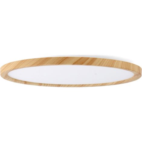 IluminaShop - Plafon LED Soft 24W Wood Haya IP20  3000+4000+6000 (1/2)
