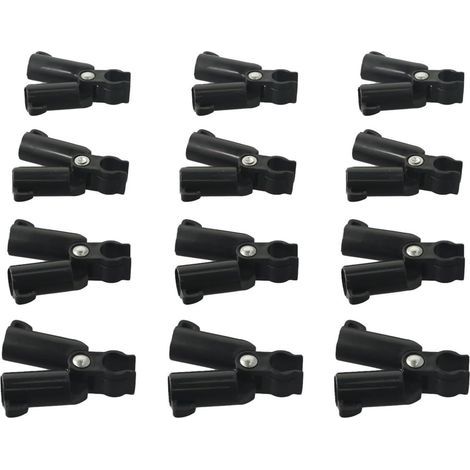 Connecteurs de tuteur de plantes, clip fixe de joint de connexion de type A, clip de connecteur de treillis pour plantes grimpantes pour cages à tomates et plantes grimpantes (16 mm) (1/5)