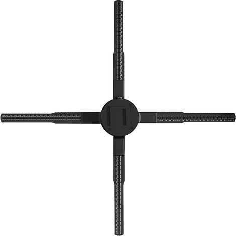 Irovami Projecteur hologramme 3D P56 – 678 LED, 2K HD, télécommande – Idéal pour commerce, bar, exposition (1/5)
