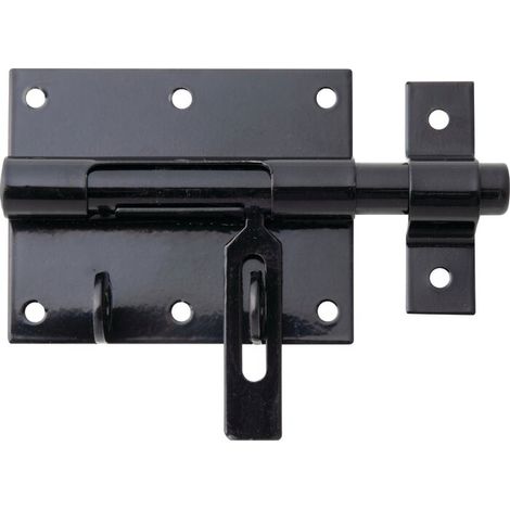 Candado de caja con cerradura de 14 mm / negro