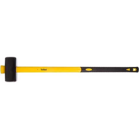 Toolland Vorschlaghammer 4 kg mit Stahlkopf und Fiberglasstiel, ideal für Abbruch- und Brecharbeiten, starke Schläge und sicherer Griff (1/4)