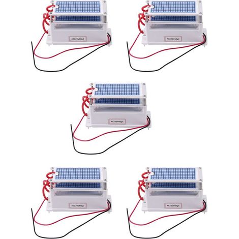 5X 60G / H Générateur D'Ozone épurateur D'Air Ozoniseur épurateur Traitement Formaldéhyde Enlever L'Odeur Machine D'Ozone 220 V (1/4)