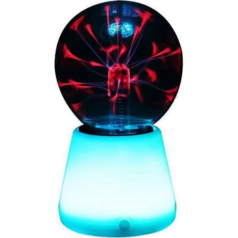 Lampe boule plasma interactive tactile, globe lumineux, lampe d'ambiance, accessoire de fête (1/5)