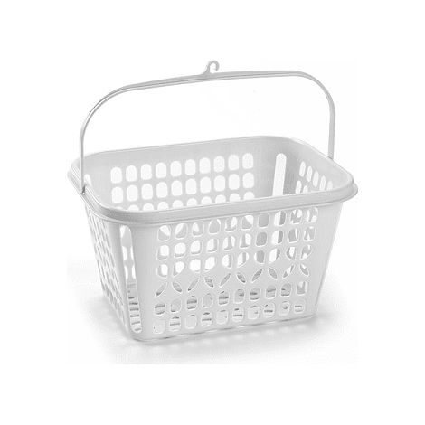 Cesta pinzas de plastico Blanco (1/4)