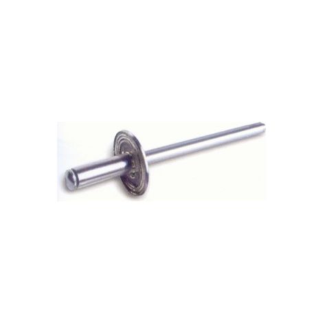 Scatola da 250 rivetti in alluminio a testa larga 14mm 4,8x16mm