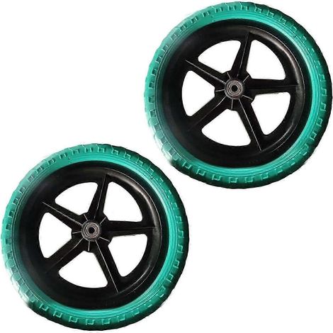 Une paire de roues de rechange pour draisienne, légères et antidérapantes, pour la réparation de vélos. (1/5)