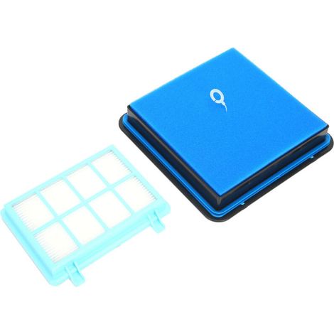 Zubehörfilter für Staubsauger - Kompatibel mit Philips FC9332 FC8010 - 2 Stück aus ABS mit Schaumstoff und Filterpapier, Abmessungen 15,5 cm und 13 cm, 100 % neu.