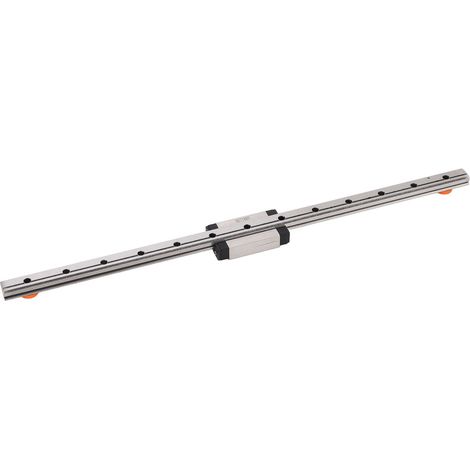 Rail de guidage linéaire en acier avec palier et bloc chariot MGN7H-200-1R (1/5)