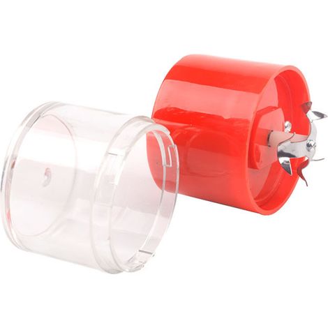 Moulin Electrique à Herbes USB Rechargeable Économiseur d'Effort Broyeur à Épices en Plastique pour Poivre Ail Rouge (1/5)