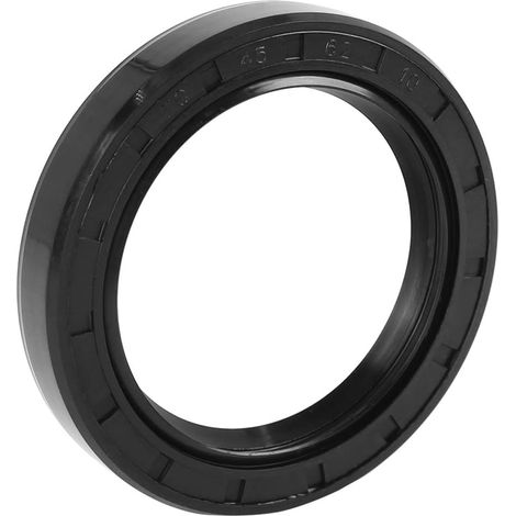 45mm x 62mm x 10mm Black TC Shaft Oil Seal Double Lip Rubber for Car (1/5)