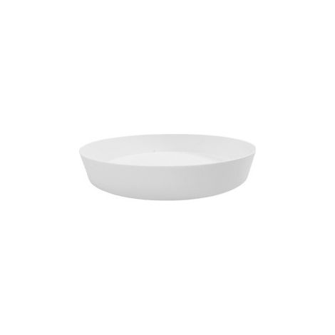 Plato de inyección color blanco ø24 cm para maceta ref: 74938