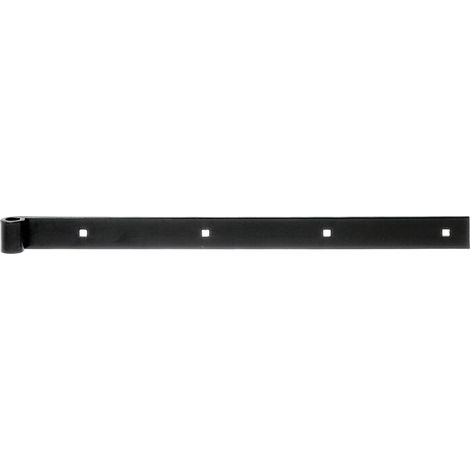 BISAGRA GAH ALBERTS EXTREMO ROLLO RECTO 14 MM 500 X 35 MM NEGRO