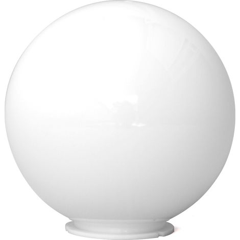 Recambio Bola Policarbonato con cuello bayoneta Blanco Ø400 Blanco Ø400