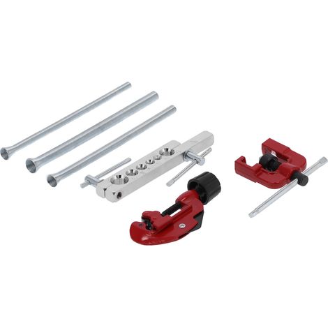 Kit d'outils d'évasement 6 pièces : alésoir à ressort, coupe-tubes pour tuyaux/tubes en cuivre CT‑8012 (1/5)
