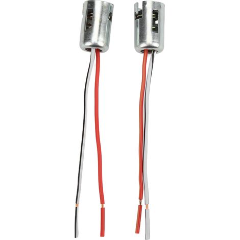 2 adaptateurs de douille LED à pied plat, contact unique, légers et pratiques, pour ampoules (1/5)