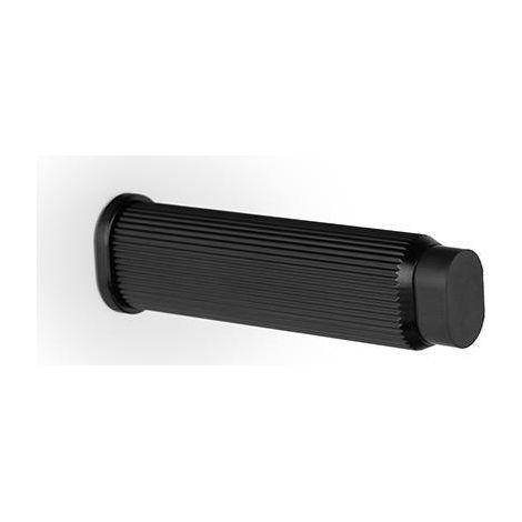 Tope de puerta Brooklyn Wall - 28x103mm. Negro cepillado