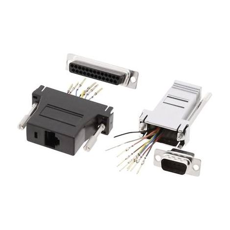MH Connectors DA9-SMJ8-K-RC Adattatore SUB-D Presa SUB-D a 9 poli - Presa RJ45 1 pz.