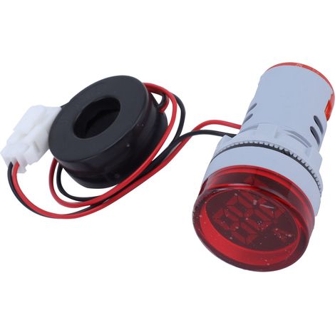 Ampèremètre numérique universel avec voyant lumineux, 220 V CA, AD16-22DSARed (1/5)