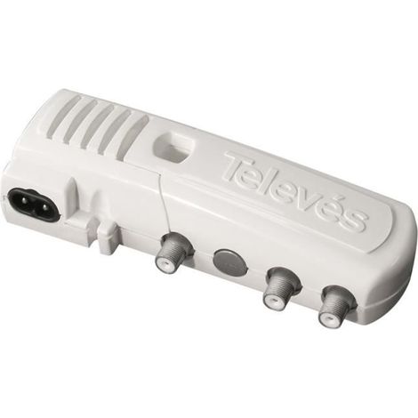 Amplificateur d'appartement - DAT - DAT1495 - 20dB - 1 entrée - 2 sorties avec télé-alimentation