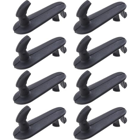 Lot de 8 Clips de Tapis de Voiture en Plastique Noir compatibles avec Les Voitures Toyota Lexus avec système de Crochet PZ410-99350-01 (1/5)