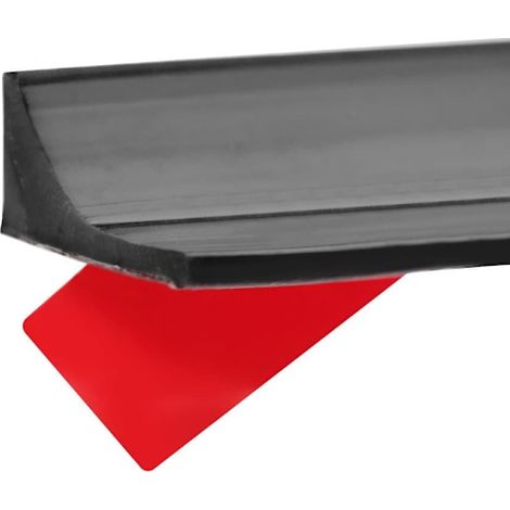 【NX】Strisce sigillante in silicone autoadesiva - Guarnizione per porta impermeabile/antivento/insonorizzata Nera 3 metri Nero Nero (1/5)