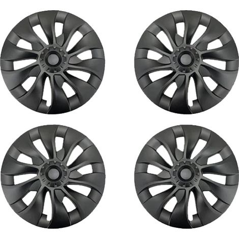 Radkappen, passend für Tesla Model 3, aus robustem ABS-Kunststoff, Sakura-Design, Tesla-b, 18-Zoll-b, Model 3 2018–2022-b (1/2)