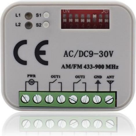 Récepteur de télécommande universel RX Multi Dead pour porte de garage,interrupteur de contrôleur 2 CH- ACDC 9-30V ReceiverA