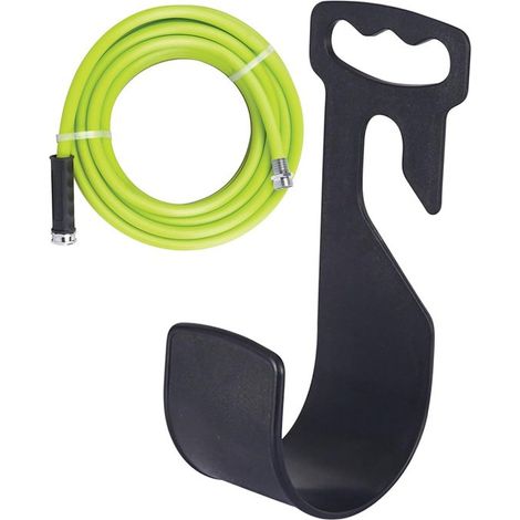 Gancio porta-tubo da esterno – organizer da parete per garage per tubi di irrigazione, lavaggio auto e pulizia del patio.