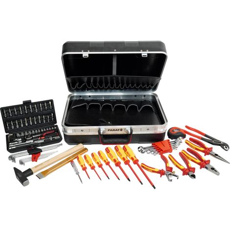 PARAT / KS Tools Werkzeugkoffer bestückt, Hausmeisterkoffer 80-tlg. (1/4)