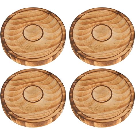 Beaded Bracelet Display Tray - Round Wooden Bracelet Display Tray for Beaded Jewelry in Jewelry Boxes and Organizers (1/5)
