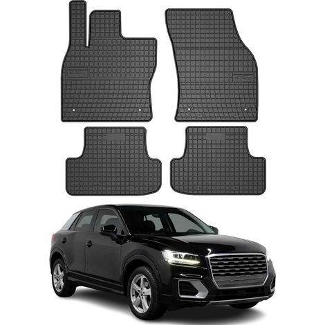 OMAC Tapis de Sol pour Audi Q2 2017-2025 Noir en Caoutchouc (1/5)