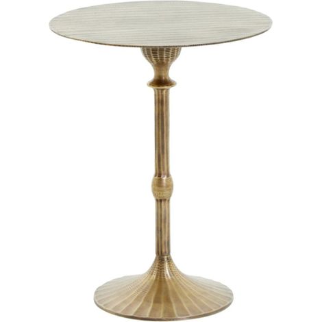Table d'appoint compacte 40cm en bronze ancien – Hauteur 50cm – Design élégant pour espaces réduits – Idéal pour boissons et livres – Light & Living (1/5)