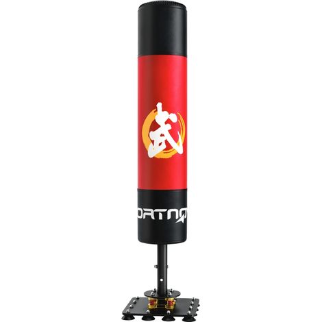 Gratis Boxsack 156 cm Standboxsack con 12 Saugnäpfen, Stoßdämpfung, für Erwachsene Jugendliche (1/5)