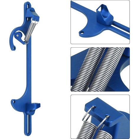 Support de câble d'accélérateur en aluminium pour carburateurs Holley 4150 et 4160, bleu (1/5)