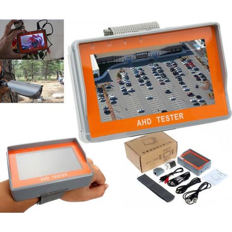 TESTER TELECAMERE VIDEOSORVEGLIANZA AHD MONITOR TFT 4,3" DA POLSO CON BATTERIA