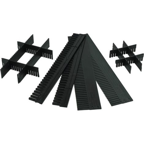 LA-KA-PE  10x divisor  para contenedores  apilables de  transporte  altura  180  mm  - TRK  180/5 (1/4)
